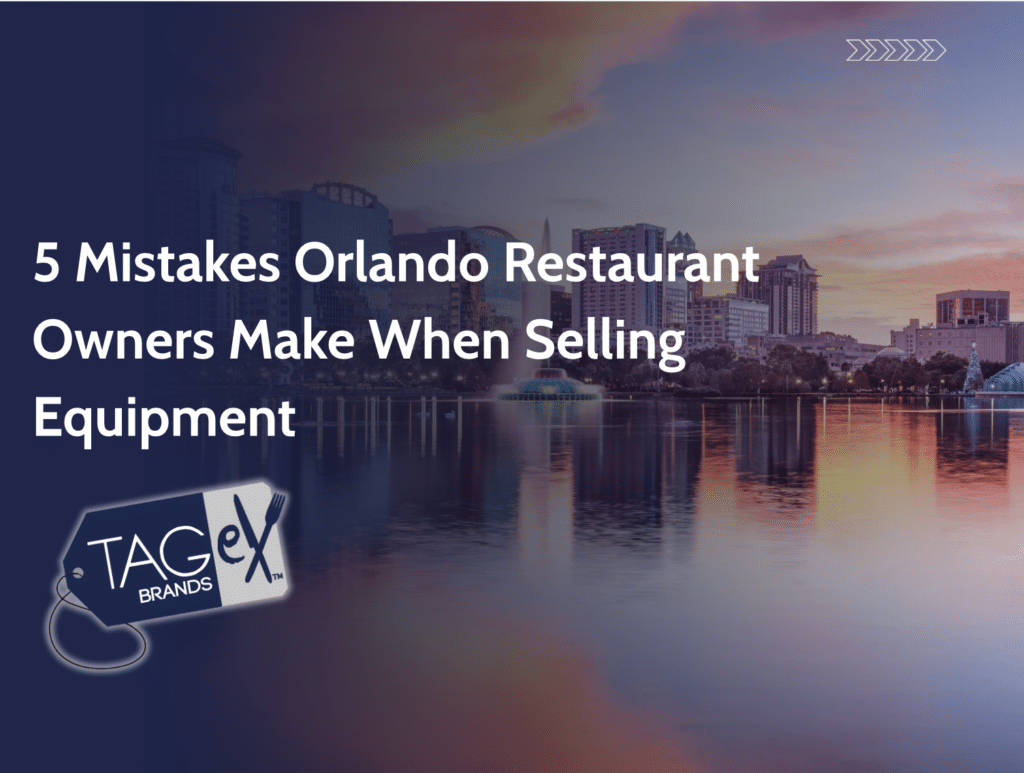 5 Mistakes Orlando Restaurant Owners Make When Selling Equipment